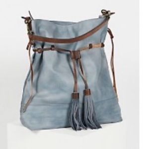 Free people Gramercy washed hobo bag in Teal
